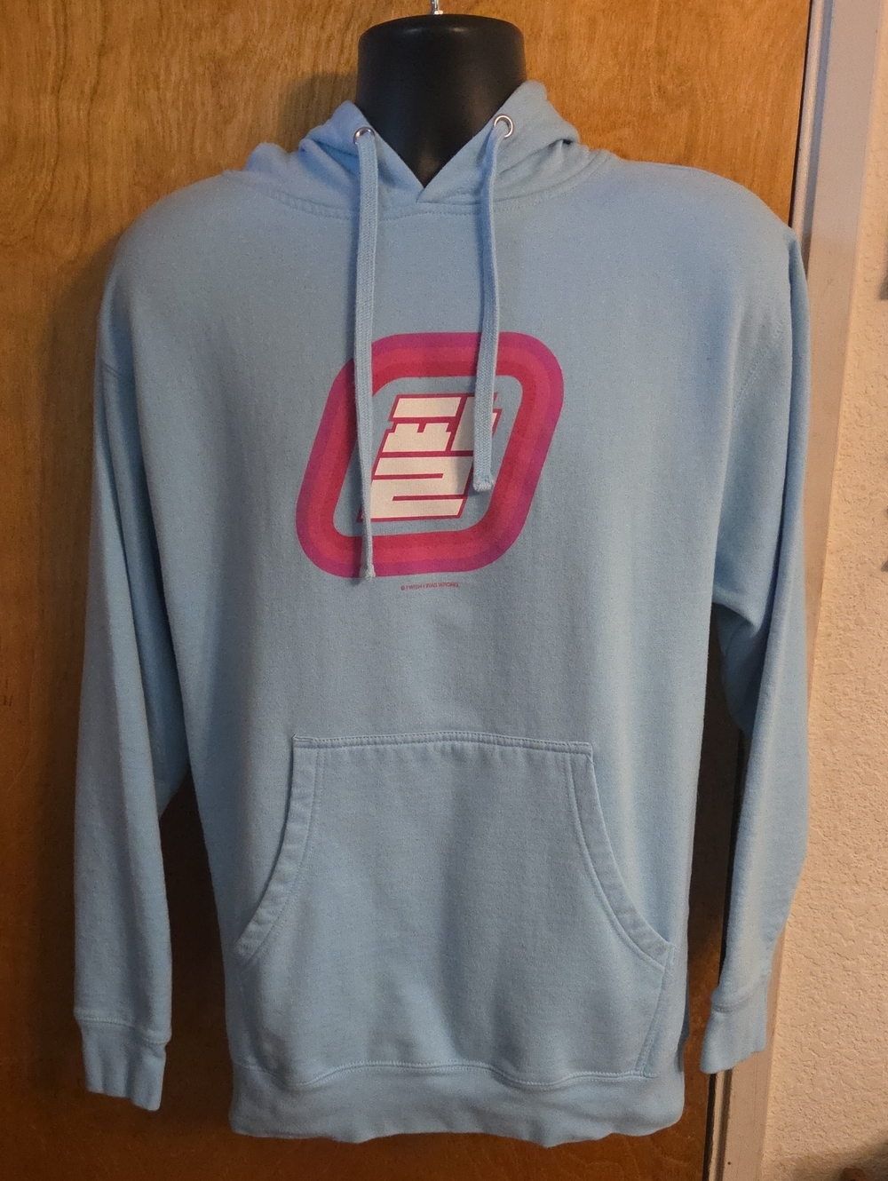anti social social club Strawberry Slush Hoodie Blue Size Medium